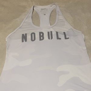 Small Nobull tank top white camo
